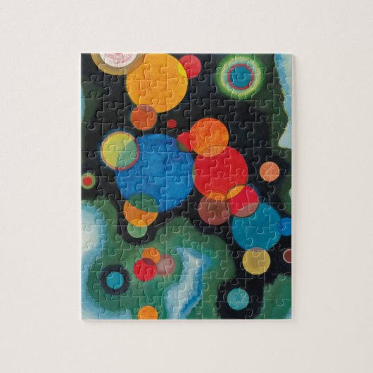 Verdiepte Abstracte olie op Canvas Kandinsky Legpuzzel (Verticaal)