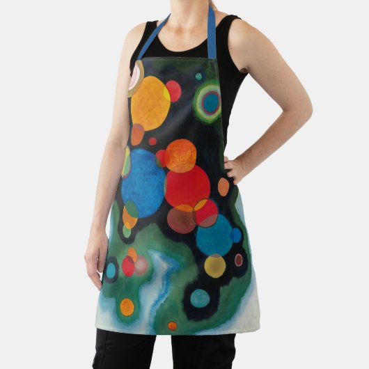 Verdiepte Abstracte olie op Canvas Kandinsky Schort (Insitu)