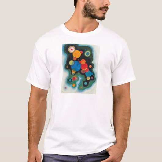 Verdiepte Abstracte olie op Canvas Kandinsky T-shirt (Voorkant)