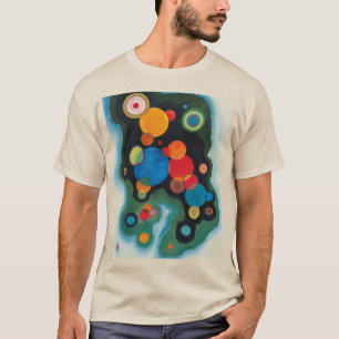Verdiepte Abstracte olie op Canvas Kandinsky T-shirt