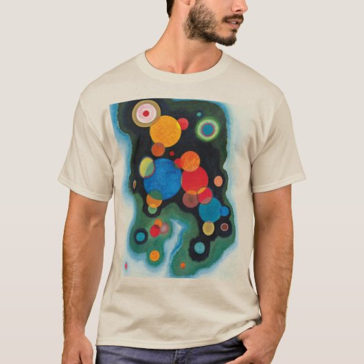 Verdiepte Abstracte olie op Canvas Kandinsky T-shirt (Voorkant)