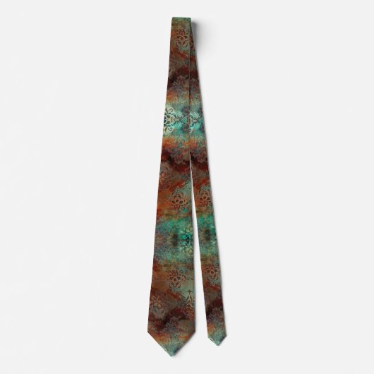 Verdigris Cravate vert et rouille (Devant)