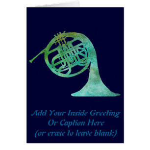 Verdigris French Horn