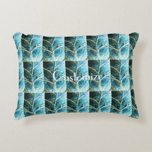 Verdigris koperen blad Thunder_Cove Accent Kussen
