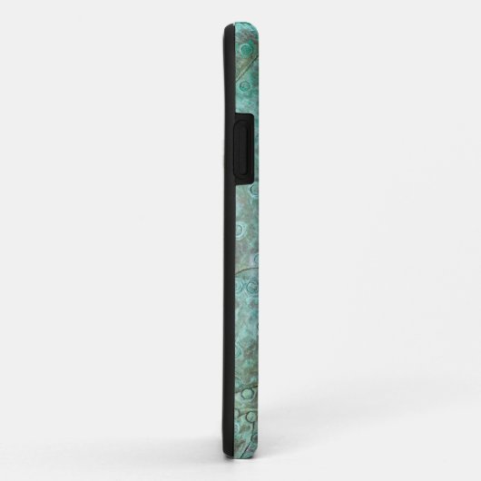 Verdigris Verdigris Bronze - Aangepast monogram Case-Mate iPhone Case (Achterkant/rechts)