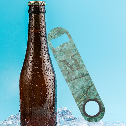 Verdigris Verdigris Bronze - Aangepast monogram Speed Flessenopener