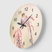 Verdin doorgesneden op penstemon grote klok (Hoek)