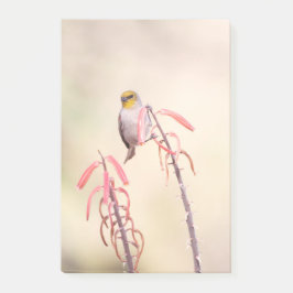Verdin doorgesneden op penstemon post-it® notes