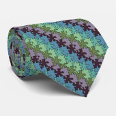 Verdoemd door autisme - Stropdas voor bewustmaking (Opgerold)