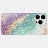 Verdoezelen in goud blauwgroen en paarse Case-Mate iPhone case (Achterkant (horizontaal))