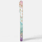 Verdoezelen in goud blauwgroen en paarse Case-Mate iPhone case (Achterkant / Links)