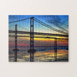 Verdogen over de Chesapeake Bay Bridge Legpuzzel