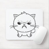 Verdomde boze kat die sust. muismat (Met muis)