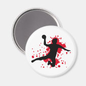 verdomde handbal dodgeball magneet (Voorkant / Achterkant)