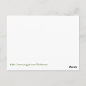 Verdomde kat! briefkaart (Achterkant)