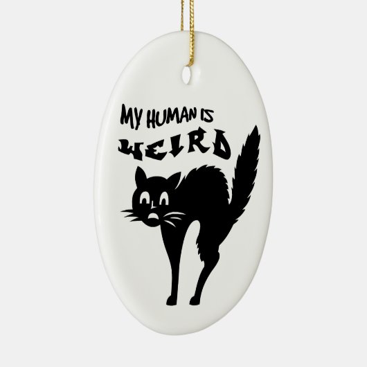 Verdomde kat keramisch ornament (Rechts)