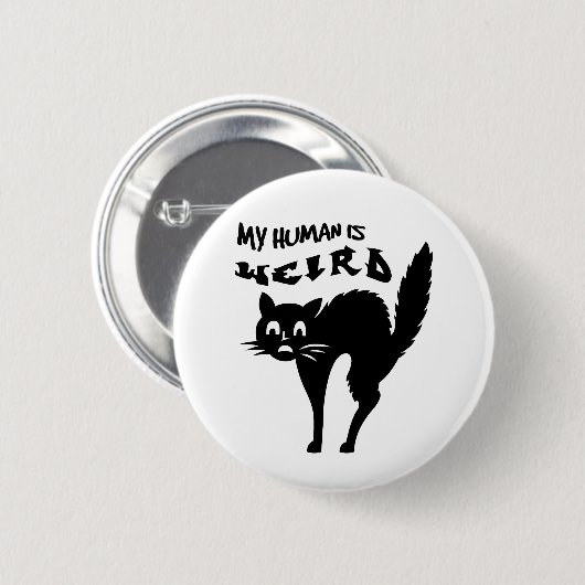 Verdomde kat ronde button 5,7 cm (Voorkant /achterkant)