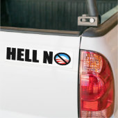 Verdomme nee! bumpersticker (Op Truck)