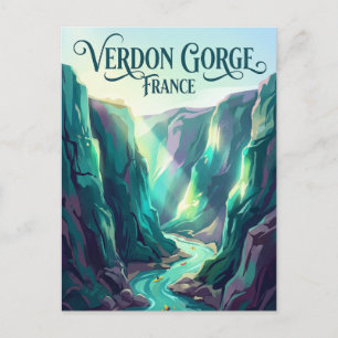 Verdon-kloof Frankrijk Briefkaart