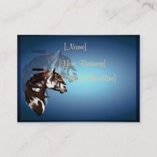 Verdoofde Paard van de verf profilecard_chubby_hor Visitekaartje