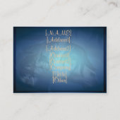 Verdoofde Paard van de verf profilecard_chubby_hor Visitekaartje (Achterkant)