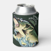 "Verdorie Anglers!" Grappige Bang Vis Koelbox Blikjeskoeler (Blikje Voorkant)