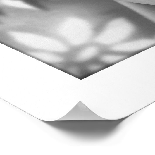 verdovende deco vrouw met bloemen poster (Hoek)