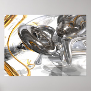 Verdraaid Abstract Poster