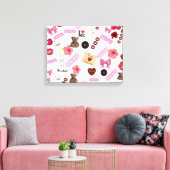 Verdraaid Canvas Afdruk (Insitu (Woonkamer))