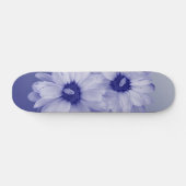 verdraaide blauwe bladen skateboard (Horizontaal)