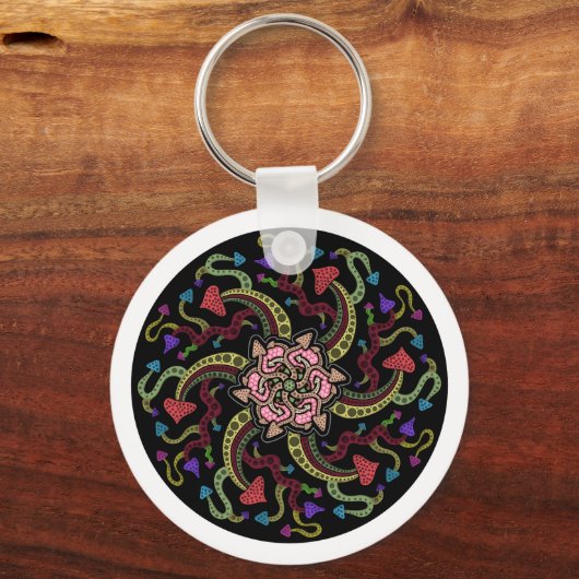 Verdraaide pijlen sleutelhanger (Voorkant)