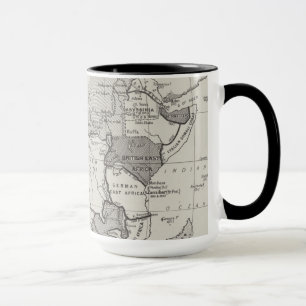 Verdrag Kaart van Afrika Mok