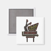 verdrag van eikenhout magneet (Voorkant / Achterkant)