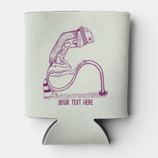 Verdrietig verkeerslicht blikjeskoeler (Voorkant)