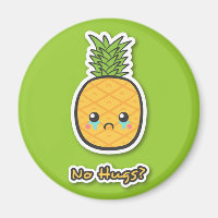 Verdrietige Ananas die geen knuffels krijgt