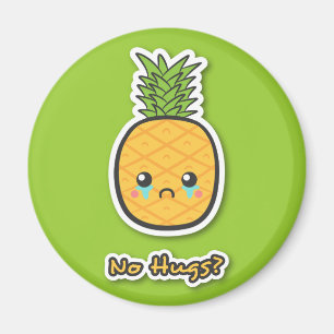 Verdrietige Ananas die geen knuffels krijgt Magneet