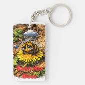 Verdrietige bij sleutelhanger (achterkant)