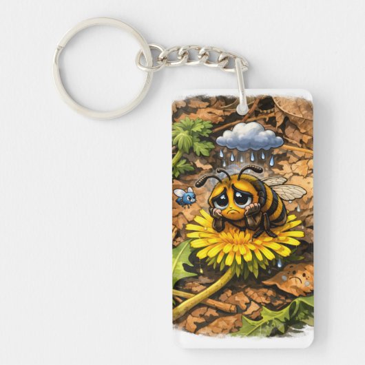 Verdrietige bij sleutelhanger (Voorkant)