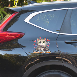 Verdrietige Kat Je Bent Mijn Brokjes Vergeten Sticker