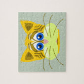 verdrietige kat puzzel legpuzzel (Verticaal)