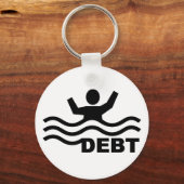 Verdrinken in schuld sleutelhanger (Voorkant)