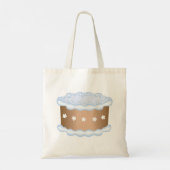 Verdroogde Cake Tote Bag (Achterkant)