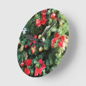 Verdroogde kerstboom ronde klok (Hoek)