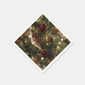 Verdroogde kerstboom servet (Hoek)