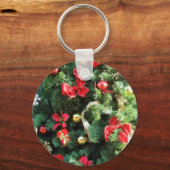 Verdroogde kerstboom sleutelhanger (Voorkant)