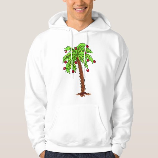 Verdroogde palmboom hoodie (Voorkant)