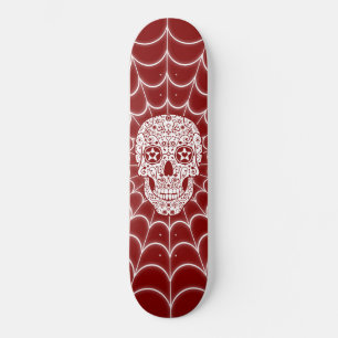 Verdroogde schedel skateboard