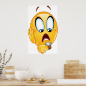 Verdrukt Poster Emoji (Keuken)