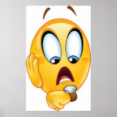 Verdrukt Poster Emoji (Voorkant)