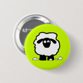 Verdrukte schapen ronde button 5,7 cm (Voorkant /achterkant)